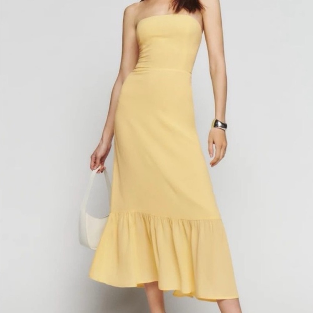 Reformation Arta Yellow Dress